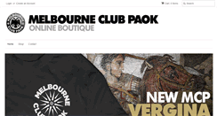 Desktop Screenshot of boutique.paok.com.au